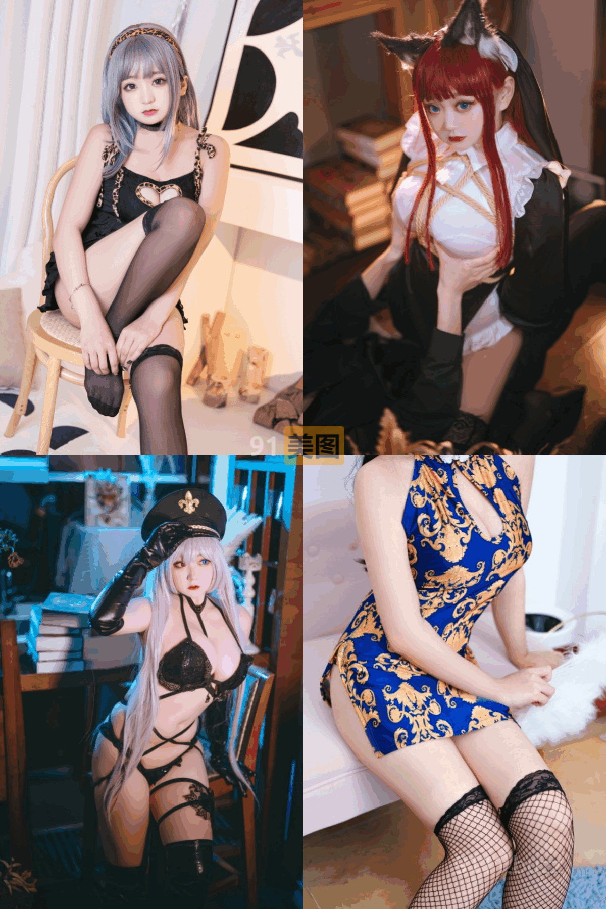 恩田直幸(桃夭葵)：铜铃一样的大眼睛 写真合集